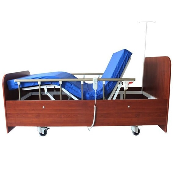 Gold - 2 Motorlu Ahşap Hasta Yatağı ES-161