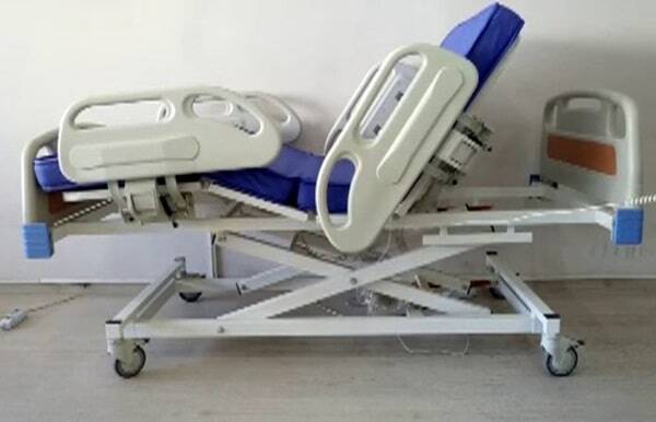 3 Motorlu Asansörlü Full ABS Hasta Yatağı ES-153/A