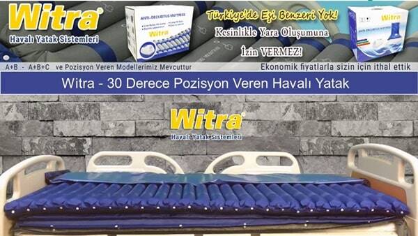 30 Derece Pozisyonlu Boru Tipi Havalı Yatak 12 Cm HY-2000