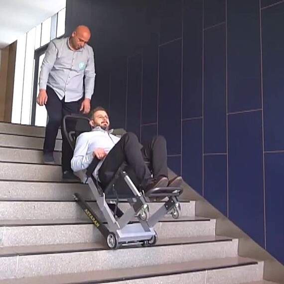 Aktaran A1 Paletli Merdiven İnme Çıkma Cihazı MEB Onaylı - Thumbnail