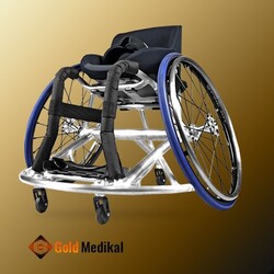 Gold Spor Basketbol Tekerlekli Sandalyesi - Thumbnail