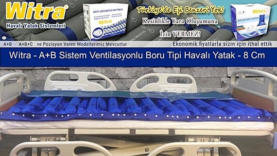Boru Tipi Havalı Yatak 8 cm ES-400/W - Thumbnail