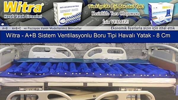 Boru Tipi Havalı Yatak 8 cm ES-400/W