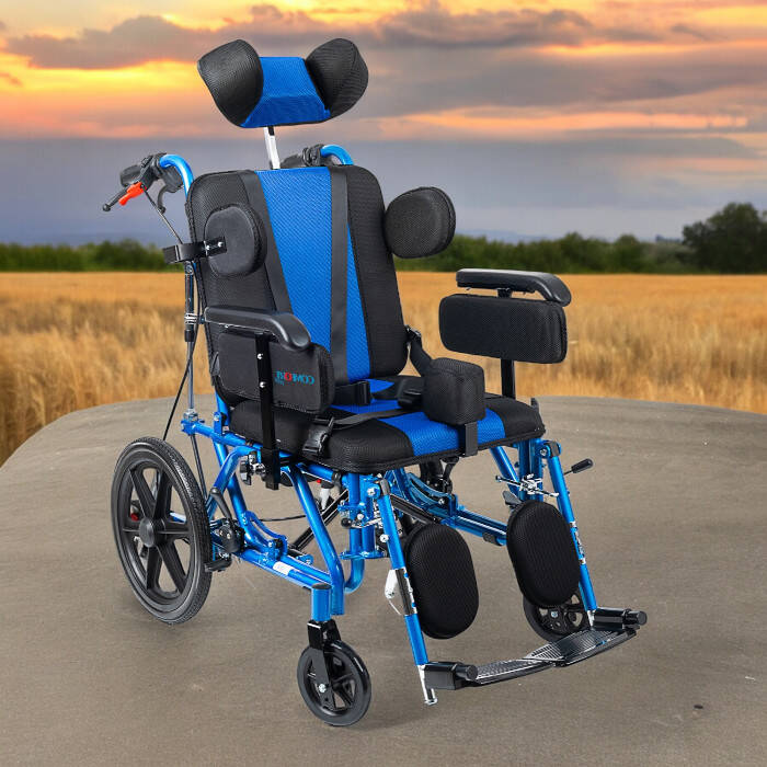 Comfort PLus DY01958LBCJ-44 CP Yetişkin Spastik Tekerlekli Sandalye