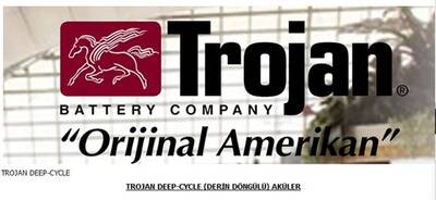 Deep Cycle Özellikli TROJAN Jel Akü