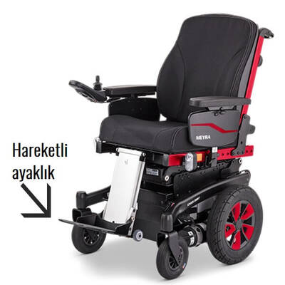 Meyra İCHAİR ORBİT Akülü Sandalye: 5 Teker Özellikli