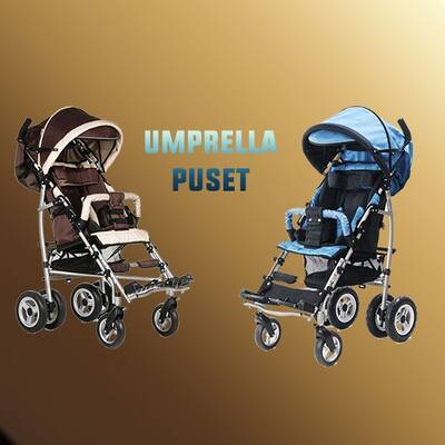 Özellikli Engelli Çocuk Puseti Umbrella