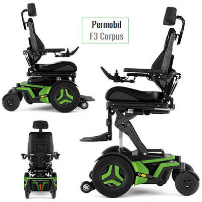 Permobil F3 Corpus Akülü Sandalye