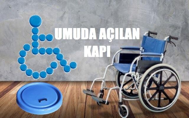 Tekerlekli sandalye için mavi kapakları nereye gönderebiliriz?