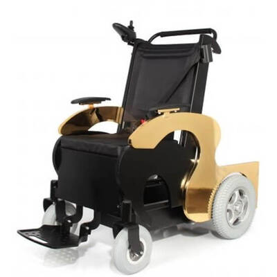 Wollex Jetline-Gold Refakatçi Kullanımlı Akülü Sandalye