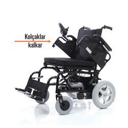 Wollex W111A Katlanabilir Akülü Tekerlekli Sandalye - Thumbnail