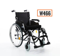 Wollex W466 Alüminyum Tekerlekli Sandalye: Katlanır, Hafif - Thumbnail