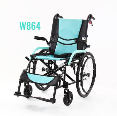 Wollex W864 Refakatçi Kullanımlı Tekerlekli Sandalye